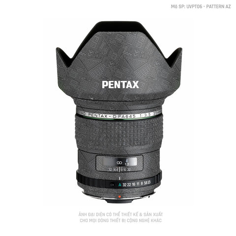 Dán Skin Ống Kính Pentax Pattern AZ Xám | UVPT06