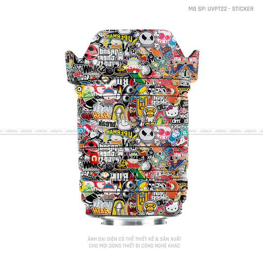 Dán Skin Ống Kính Viltrox Vân Nổi Sticker 01 | UVPT22
