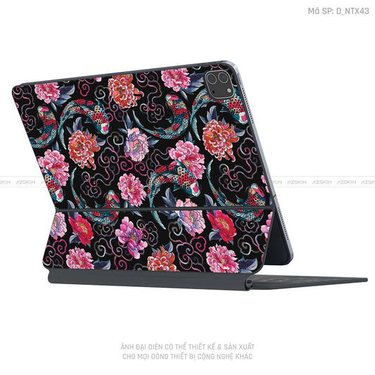 Dán Skin Magic Keyboard Hình Tattoo | D_NTX43