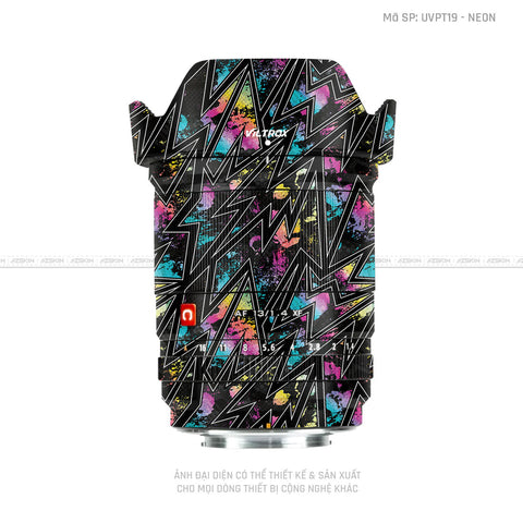 Dán Skin Ống Kính Viltrox Vân Nổi Neon 01 | UVPT19