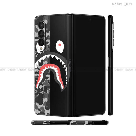 Dán Skin Galaxy Z Fold3 Hình Bape | D_TH21