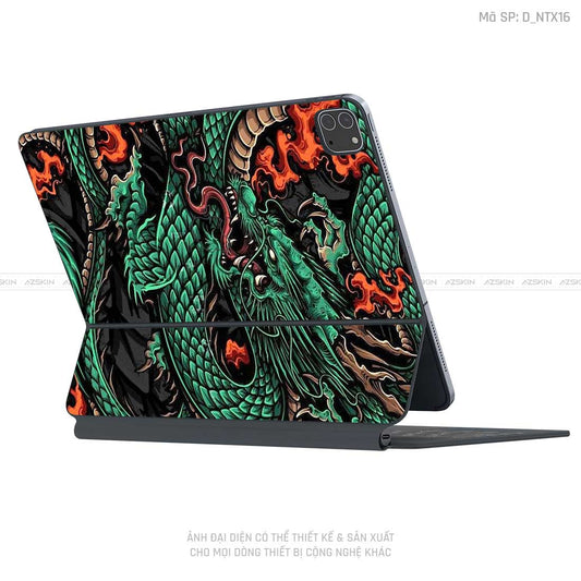 Dán Skin Magic Keyboard Hình Tattoo | D_NTX16