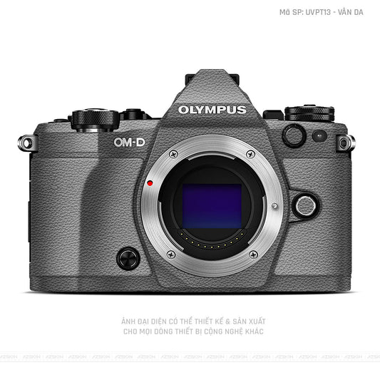 Dán Skin Máy Ảnh Olympus Vân Da Xám | UVPT13