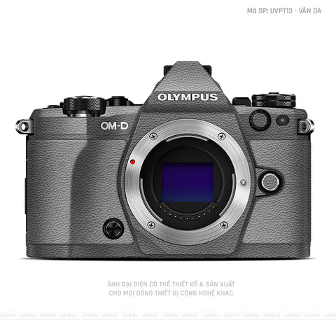 Dán Skin Máy Ảnh Olympus Vân Da Xám | UVPT13