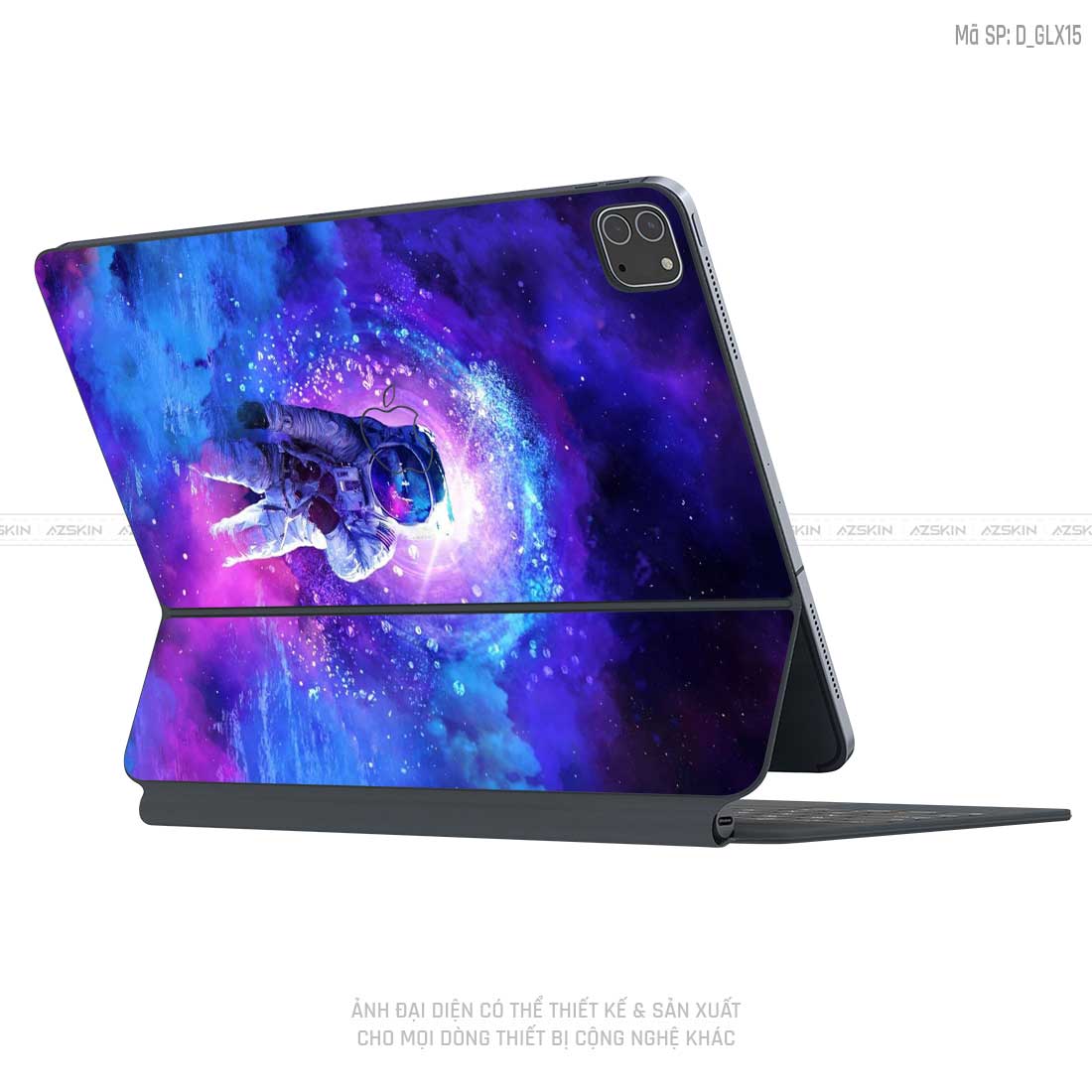 Dán Skin Magic Keyboard Hình Galaxy - Space | D_GLX15