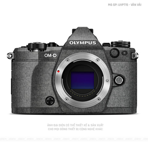 Dán Skin Máy Ảnh Olympus Vân Vải Xám | UVPT15