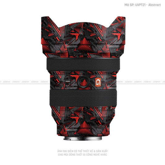 Dán Skin Ống Kính Sony Vân Nổi Abstract 01 | UVPT21