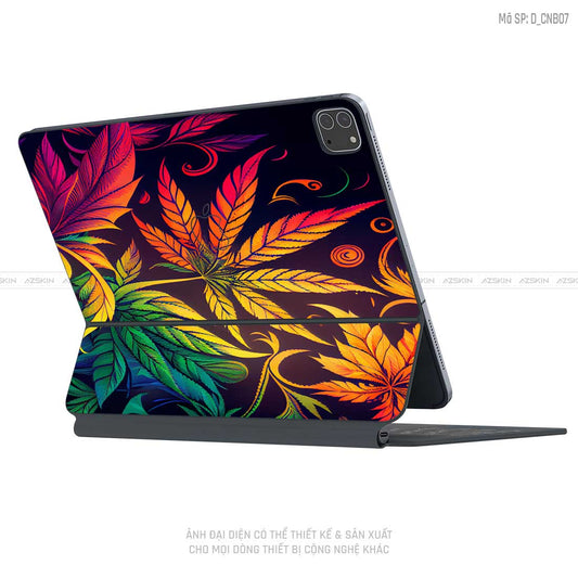 Dán Skin Magic Keyboard Hình Canabis | D_CNB07