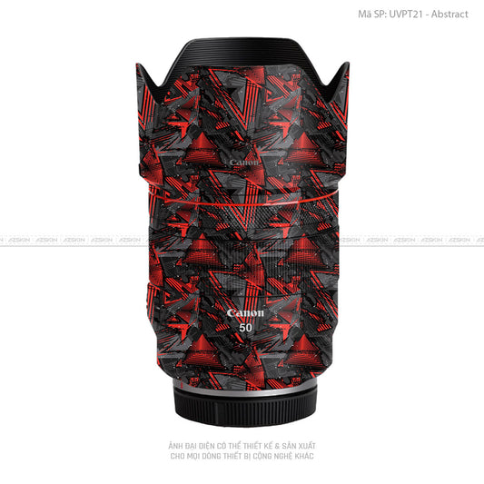 Dán Skin Ống Kính Canon Vân Nổi Abstract 01 | UVPT21