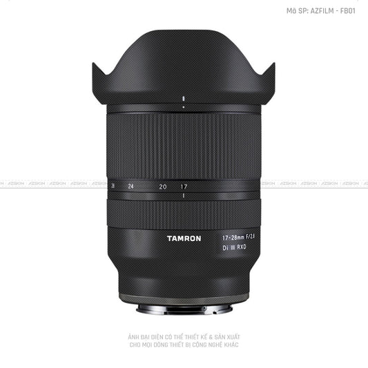 Dán Skin Ống Kính Tamron Vân Fabic Black | FB01