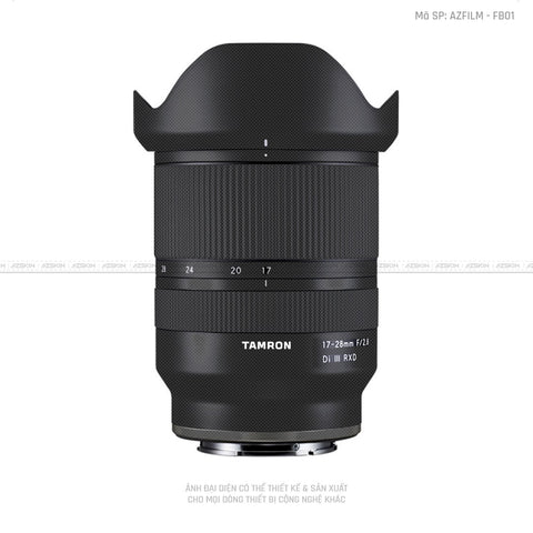 Dán Skin Ống Kính Tamron Vân Fabic Black | FB01