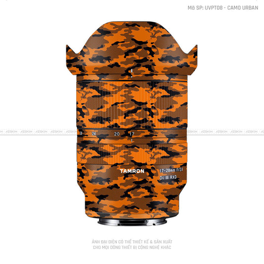 Dán Skin Ống Kính Tamron Vân Nổi Camo Urban Cam | UVPT08