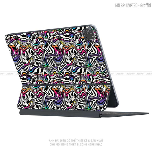 Dán Skin Magic Keyboard Vân Graffiti 02 | UVPT20