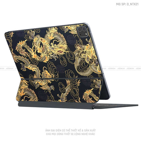 Dán Skin Magic Keyboard Hình Tattoo | D_NTX21