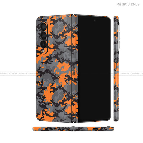 Dán Skin Galaxy Z Fold3 Hình Camo | D_CM09