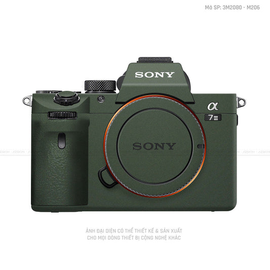 Dán Skin Máy Ảnh Sony Xanh Midnight | 3M2080 - M206