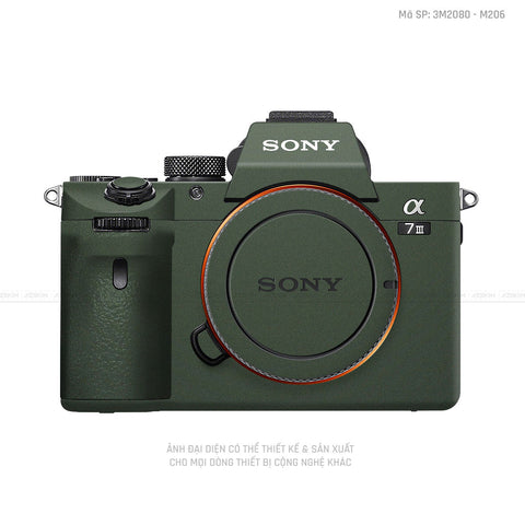 Dán Skin Máy Ảnh Sony Xanh Midnight | 3M2080 - M206