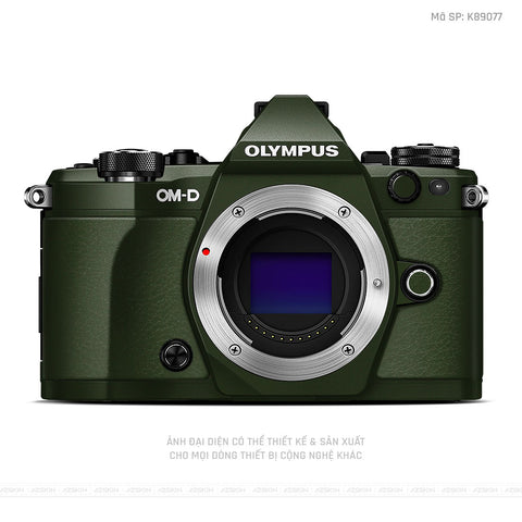 Dán Skin Máy Ảnh Olympus Đổi Màu K89077 - Xanh Rêu