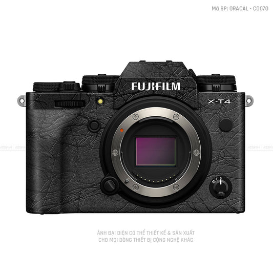 Dán Skin Máy Ảnh Fujifilm Vân Cocoon Black | ORACAL - CO070