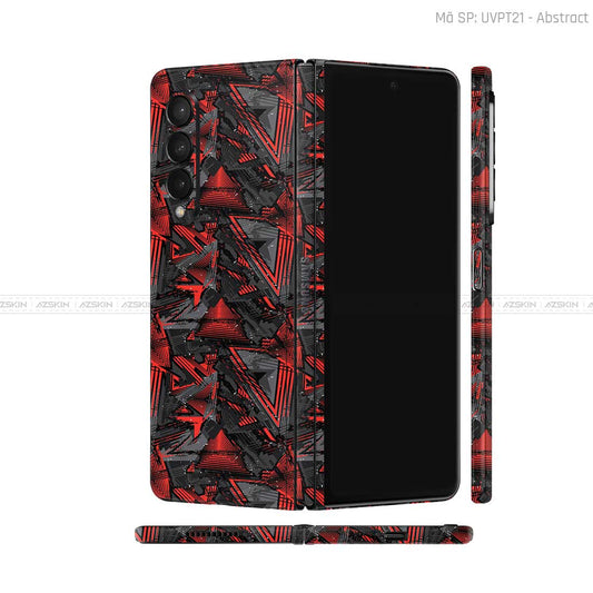Dán Skin Galaxy Z Fold 6 Vân Nổi Abstract 01 | UVPT21
