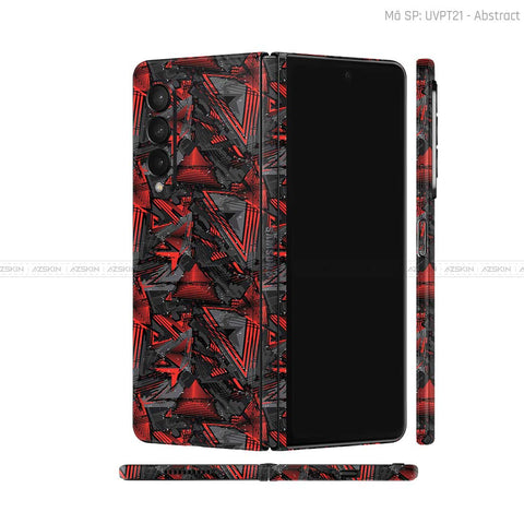 Dán Skin Galaxy Z Fold5 Vân Nổi Abstract 01 | UVPT21