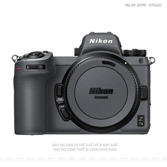 Dán Skin Máy Ảnh Nikon Màu Xám | K75320