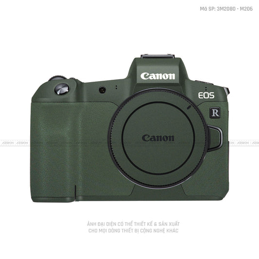 Dán Skin Máy Ảnh Canon Màu Xanh Midnight | 3M208-M206