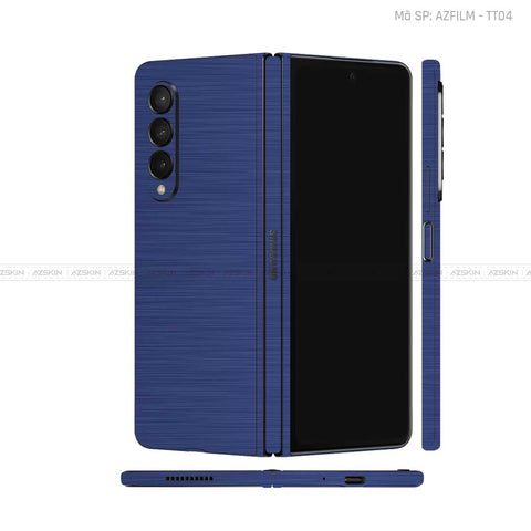 Dán Skin Galaxy Z Fold3 Vân Titan Xước Xanh | AZFILM - TT04