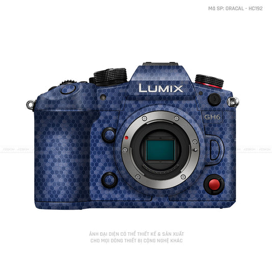 Dán Skin Máy Ảnh Lumix Vân Tổ Ong Xanh | ORACAL - HC192