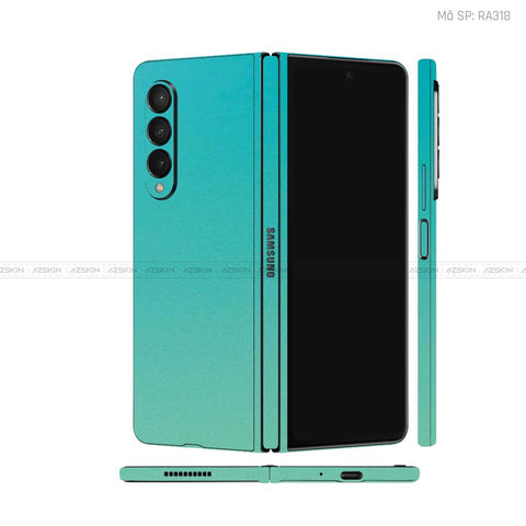 Dán Skin 3M/Oracal Galaxy Z Fold3 Chuyển Màu Xanh | RA318