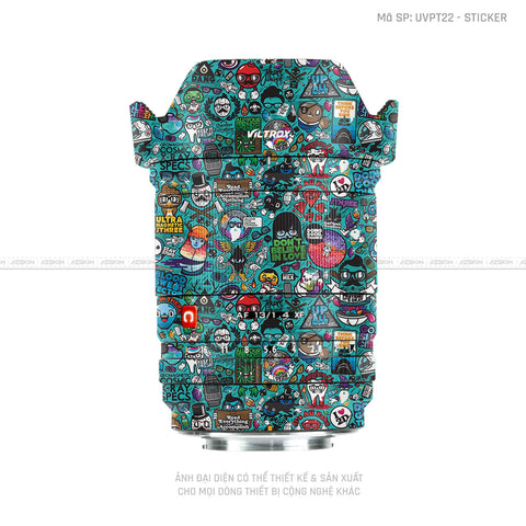 Dán Skin Ống Kính Viltrox Vân Nổi Sticker 03 | UVPT22