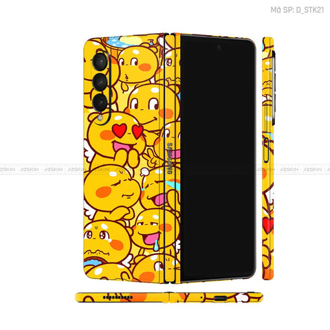 Dán Skin Galaxy Z Fold4 Hình Sticker | D_STK21