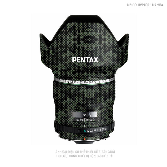 Ống Kính Pentax Vân Nổi Mamba Xanh | UVPT05