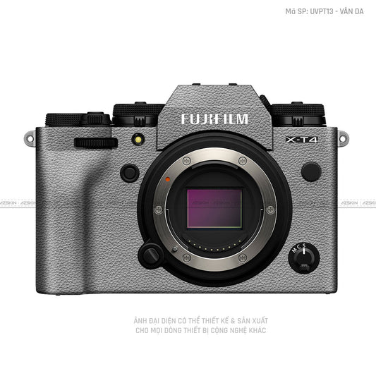 Dán Skin Máy Ảnh Fujifilm Vân Da Xám | UVPT13