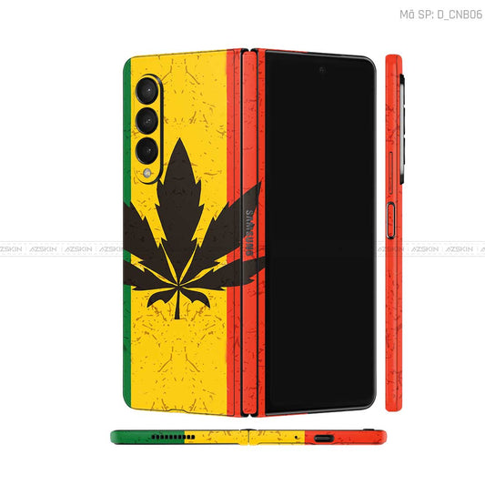 Dán Skin Galaxy Z Fold3 Hình Canabis | D_CNB06