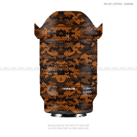 Dán Skin Ống Kính Tamron Vân Nổi Mamba Cam | UVPT05
