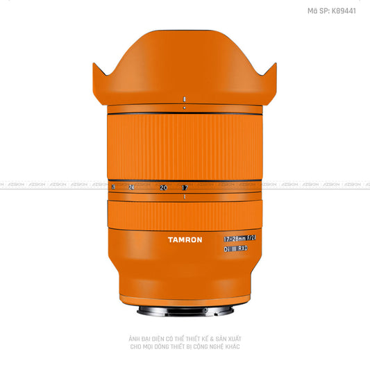 Dán Skin Ống Kính Tamron Đổi Màu Cam | K89441