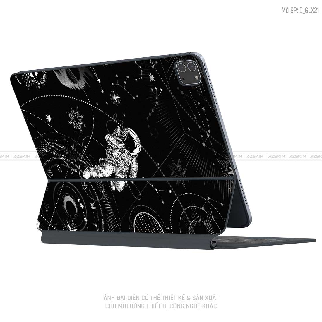 Dán Skin Magic Keyboard Hình Galaxy - Space | D_GLX21
