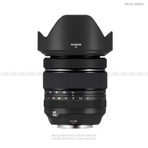 Dán Skin Ống Kính Fujifilm Đổi Màu Đen Lì | K89021