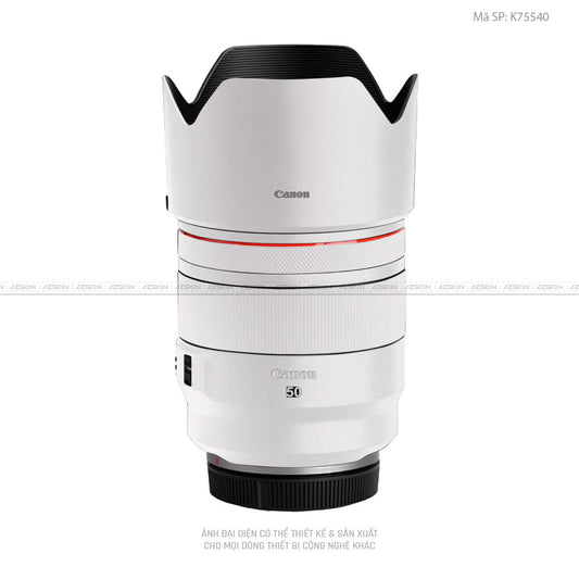 Dán Skin Ống Kính Canon Màu Trắng | K75540