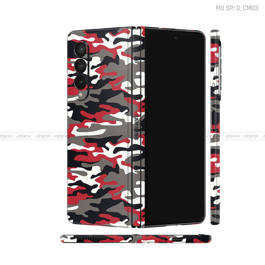 Dán Skin Galaxy Z Fold3 Hình Camo | D_CM03