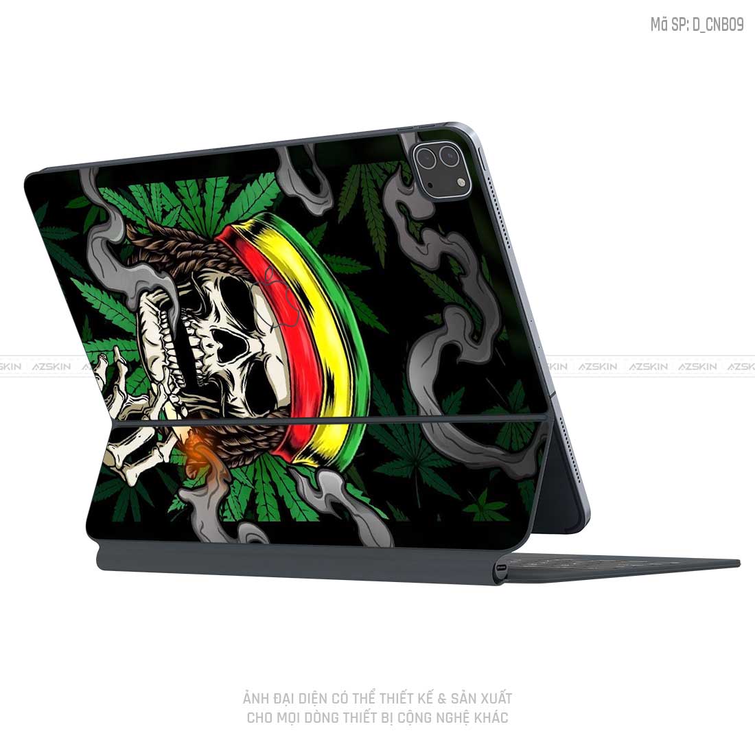 Dán Skin Magic Keyboard Hình Canabis | D_CNB09