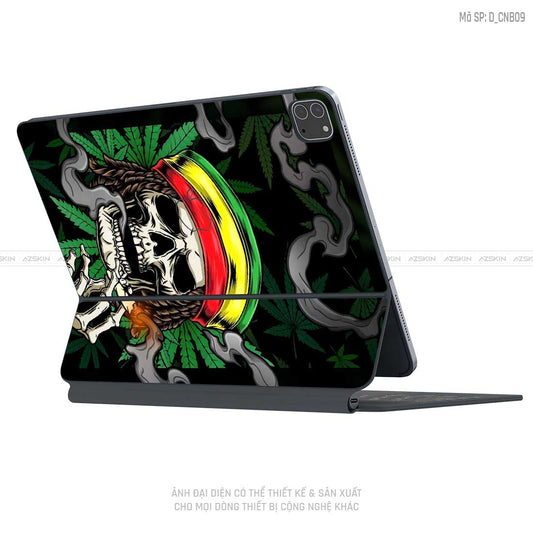 Dán Skin Magic Keyboard Hình Canabis | D_CNB09