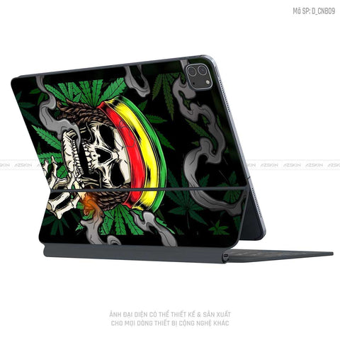Dán Skin Magic Keyboard Hình Canabis | D_CNB09