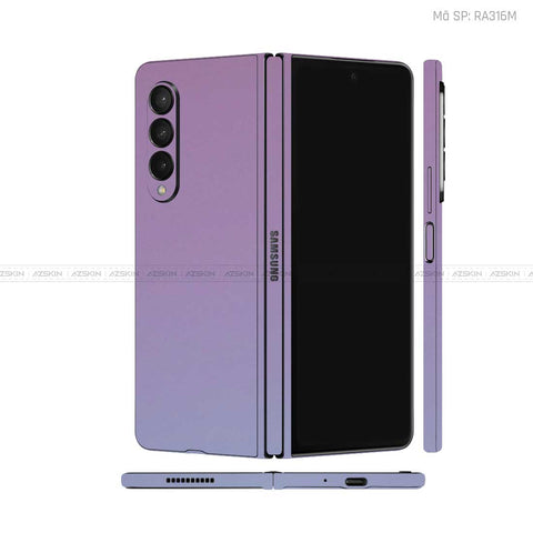 Dán Skin Galaxy Z Fold4 Chuyển Màu Xanh Tím | RA316M