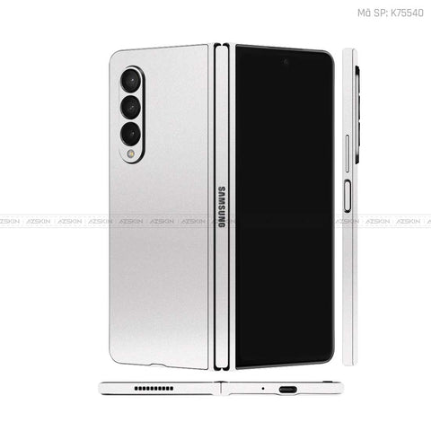 Dán Skin Galaxy Z Fold3 Đổi Màu Trắng Sứ | K75540