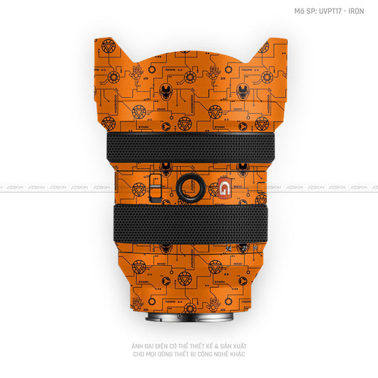 Dán Skin Ống Kính Sony Vân Nổi Pattern IRonman Cam | UVPT17
