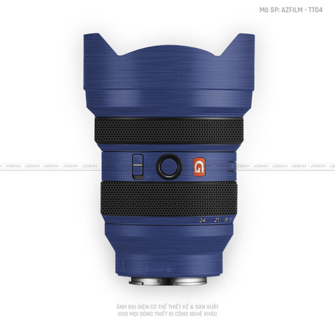 Skin Ống Kính Sony Vân Xước Titan Xanh | AZFILM - TT04
