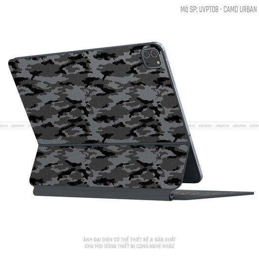 Dán Skin Magic Keyboard Vân Camo Urban Xám | UVPT08