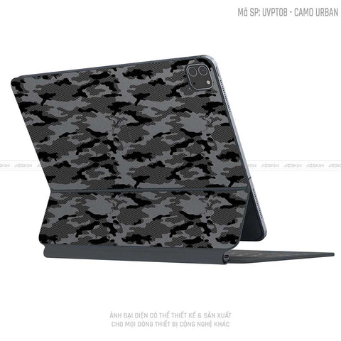 Dán Skin Magic Keyboard Vân Camo Urban Xám | UVPT08